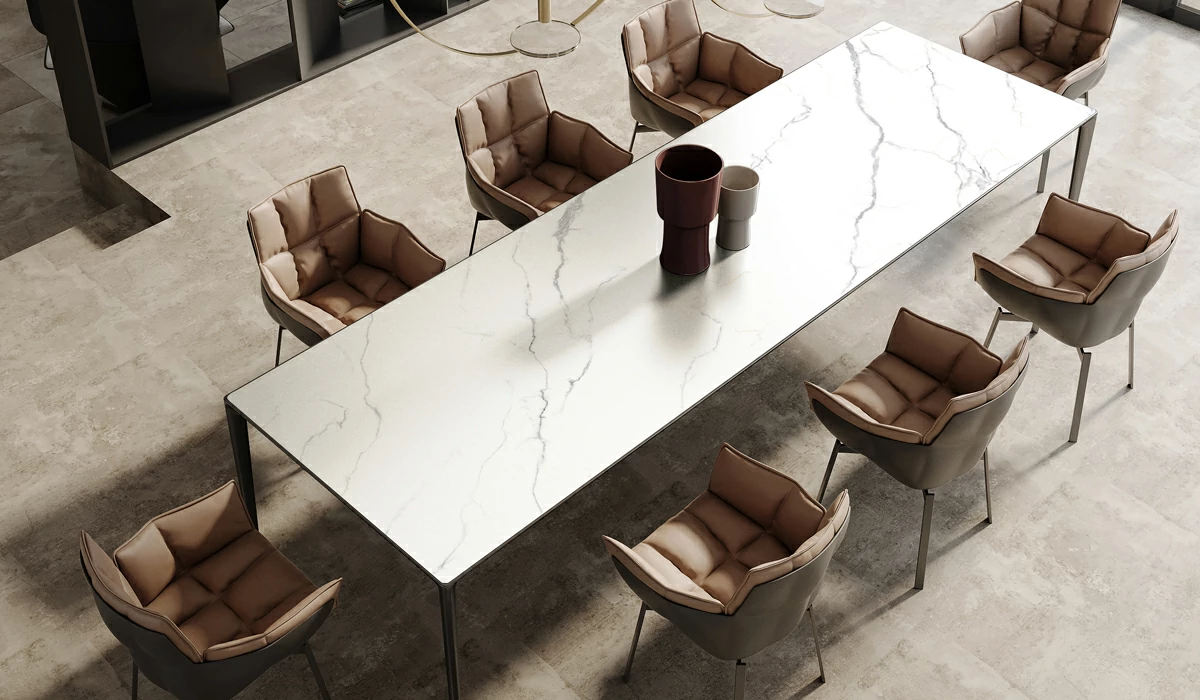 Sintered stone furniture