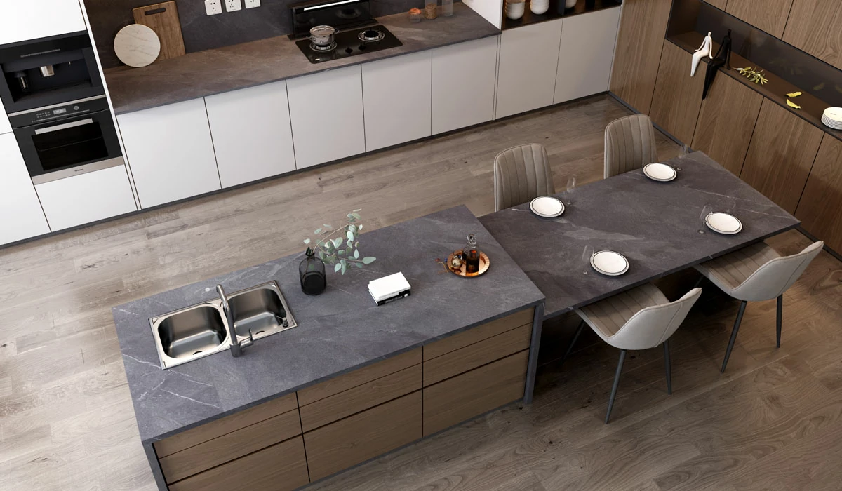 Sintered stone furniture
