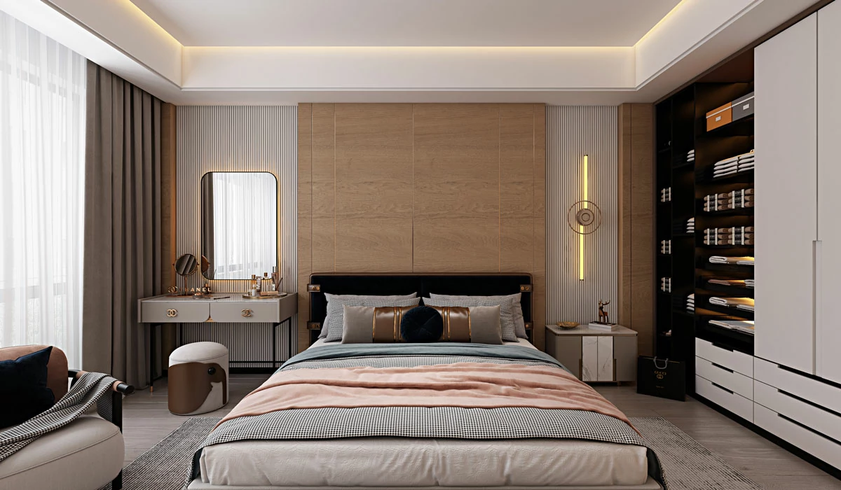 Bedroom using